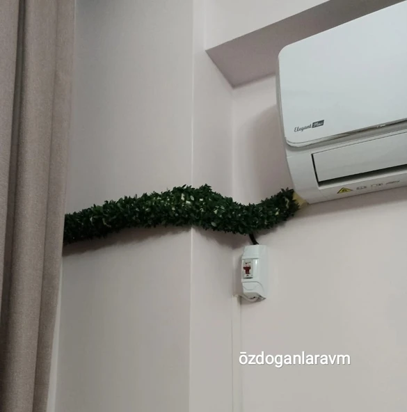Dogal Gaz Borusu Klima Borusu Saklama Yapay Bitki 7 Metre Tel Sarmaşık ürün görseli 1