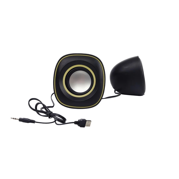 Jwin S-610 2'li USB Hoparlör - Sarı - Resim 5