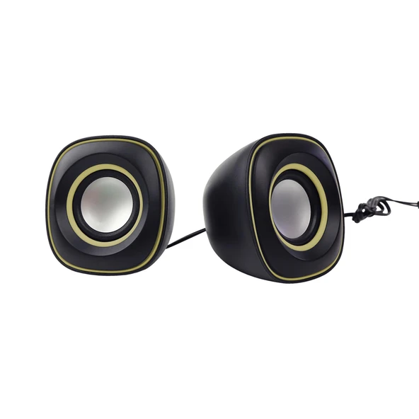 Jwin S-610 2'li USB Hoparlör - Sarı - Resim 3