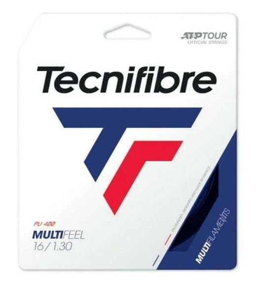 Tecnifibre Multifeel 16/1.30 Siyah Tekli Kordaj 02GMU130XB ürün görseli 1
