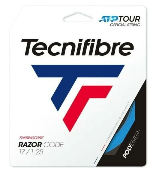 Tecnifibre Razor Code Mavi 17/1.25 Tekli Kordaj 04GRA125XU ürün görseli 1