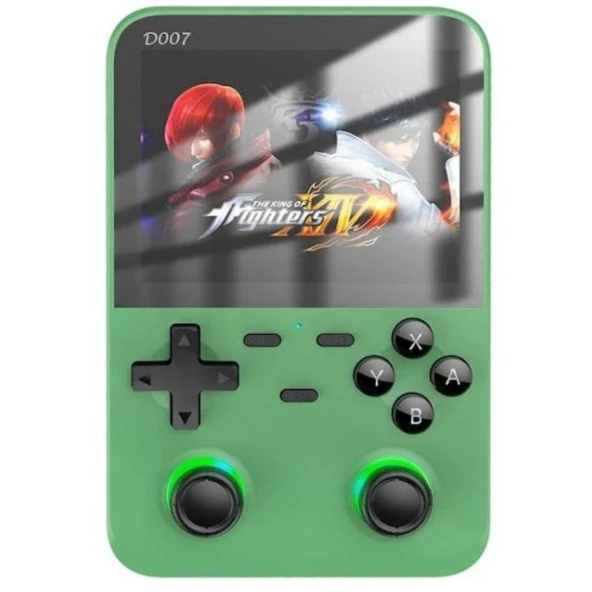 Cosmostech D007 Plus Android Taşınabilir Retro El Atarisi Game Oyun Konsolu HD IPS 3.5 Ekran -10.000+ Oyunlu Yeşil ürün görseli 1