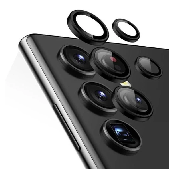 Vendas Samsung Galaxy S24 Ultra Uyumlu Premium Temperli Kamera Lens Koruyucu ürün görseli 1