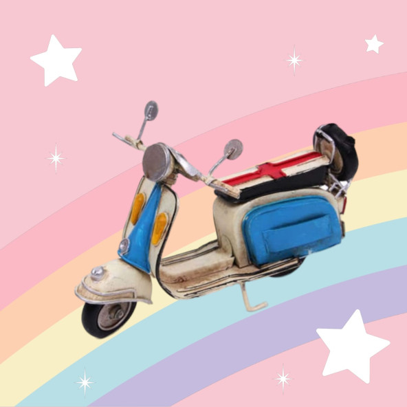 RENKLİ METAL MOTO - Resim 3