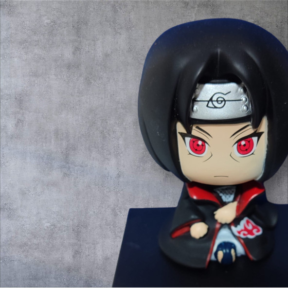 Anime Uchiha İtachi Oturan Mini Figür 10cm - Resim 4