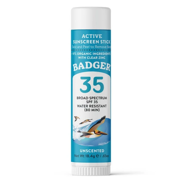 Badger Clear Zinc Kokusuz 18.4 gr 35 Faktör Stick Güneş Kremi ürün görseli 1