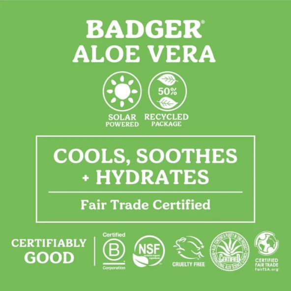Badger Aloe Vera Jel 118 mL - Resim 3