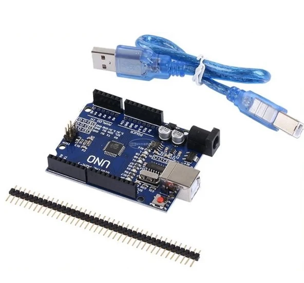 Arduino Uno R3 Klon Usb Chip Ch340 + Usb Kablo Hediyeli ürün görseli 1