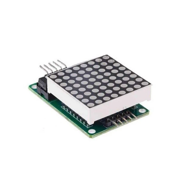 Max7219 8x8 Kırmızı Dot Matrix Modülü Shield Arduino - Resim 3