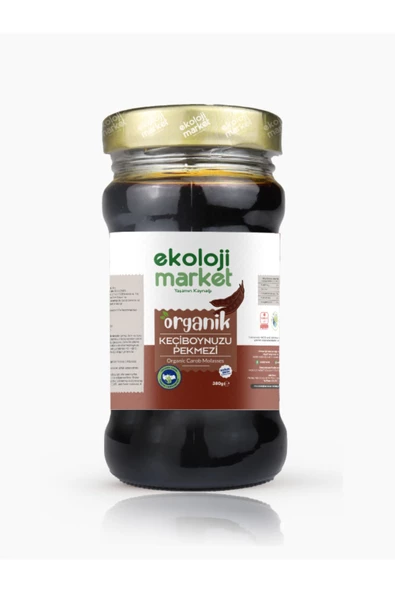 Ekoloji Market Organik Keçiboynuzu  Pekmezi 380 gr ürün görseli 1