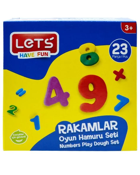 Lets 23 Parça Rakamlar Oyun Hamuru Seti ürün görseli 1