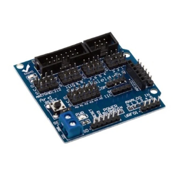 Arduino Uno Sensör Shield V5.0 Genişletme Kartı (Uno, Nano, Mega) ürün görseli 1