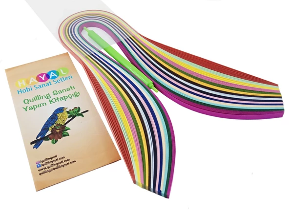 Hayal Quilling Seti - İnce Set - 30 Paket - Resim 7