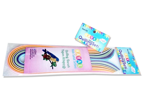 Hayal Quilling Seti - İnce Set - 30 Paket - Resim 6