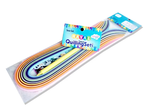 Hayal Quilling Seti - İnce Set - 30 Paket - Resim 5