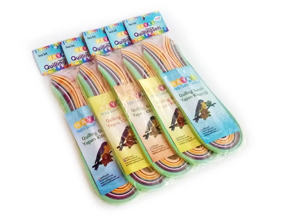 Hayal Quilling Seti - İnce Set - 30 Paket - Resim 3