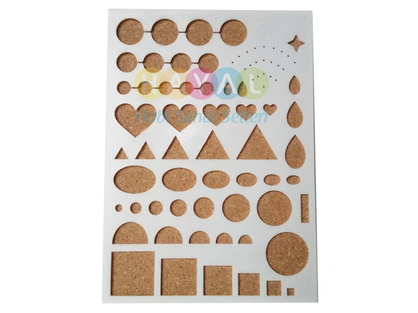 Quilling Şekillendirme ve Boyutlandırma Şablonu - Resim 2