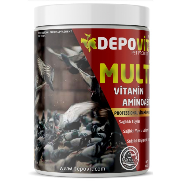 DEPOVİT MULTİVİTAMİN AMİNOASİT TOZ 300 GR ürün görseli 1
