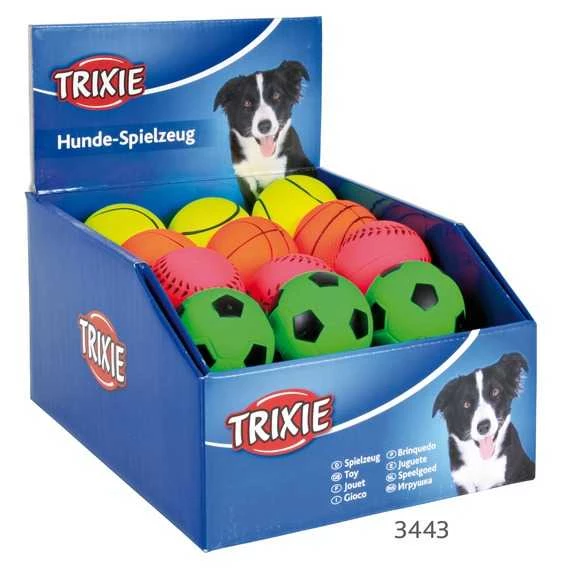 Trixie Köpek Yüzen Natürel Kauçuk Fosforlu Top 6cm ürün görseli 1