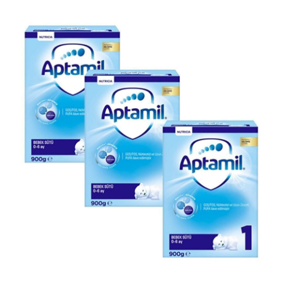 Aptamil 1 Bebek Sütü 900 gr 3 Adet ürün görseli 1