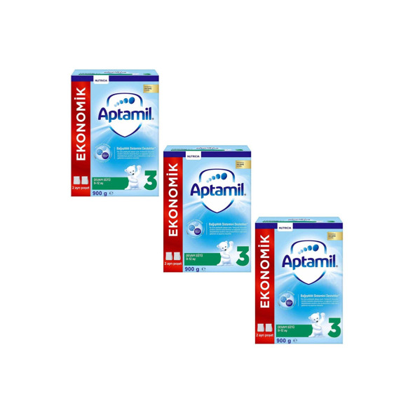 Aptamil 3 Devam Sütü 900 gr 3 Adet ürün görseli 1
