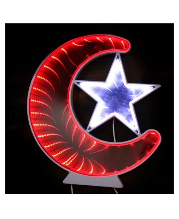 Bigen Işıklı Bayrak Ay-Yıldız Item-808 ürün görseli 1