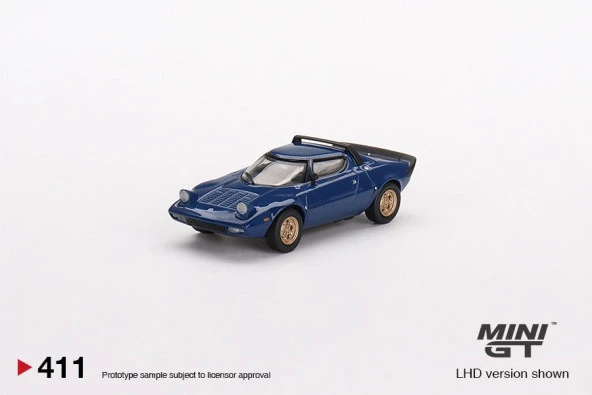 Mini GT Lancia Stratos HF Stradale Bleu Vincennes 411 ürün görseli 1