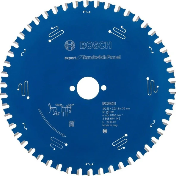 Bosch Metal İçin Daire Testere 235x30mm 50 Diş ürün görseli 1