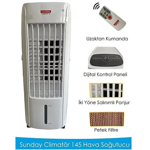 Sunday Climatör 145 Iyonizerli Hava Soğutucu ürün görseli 1