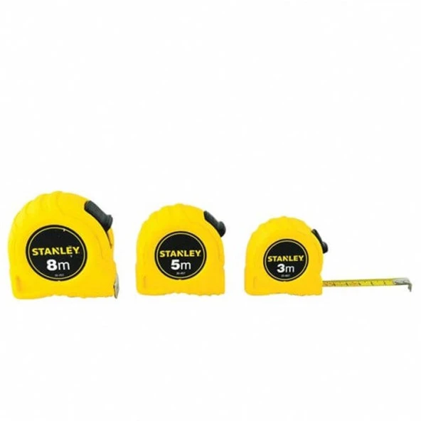 Stanley Sarı Metre 5 Mt-19 mm - Resim 3