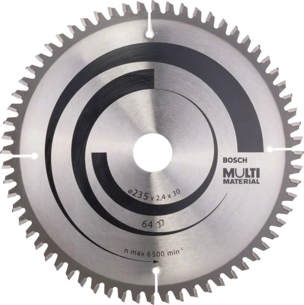 Bosch Multi Material Daire Testere 235x30mm 64 Diş ürün görseli 1