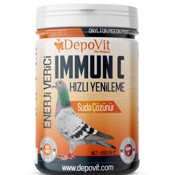 DEPOVİT İMMUN C 850 GR & C VİTAMİNİ ENERJİ VERİCİ + BAĞIŞIKLIK GÜÇLENDİRİCİ TOZ ürün görseli 1