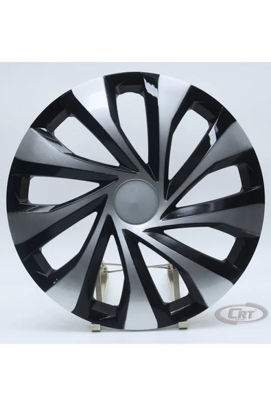 Jant Kapağı Siyah-gri Kırılmaz 14" Universal Model (Amblem Hediyeli) (1 Adet) ürün görseli 1