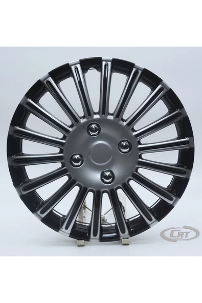 Jant Kapağı Siyah-gri Kırılmaz 13" Universal Model (Amblem Hediyeli) (1 Adet) ürün görseli 1