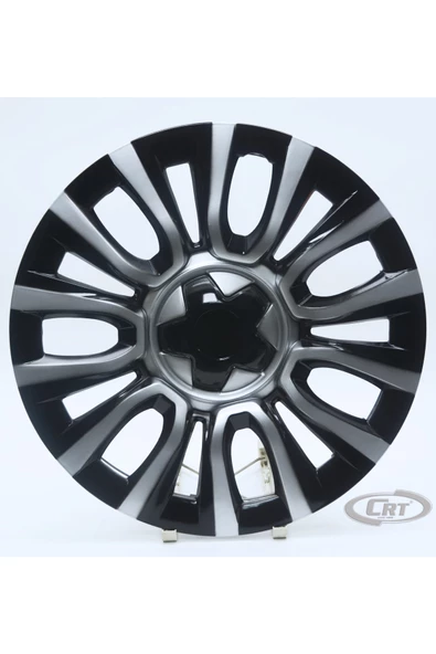 Jant Kapağı Siyah-gri Kırılmaz 15" Egea Model (Amblem Hediyeli) (1 Adet) ürün görseli 1