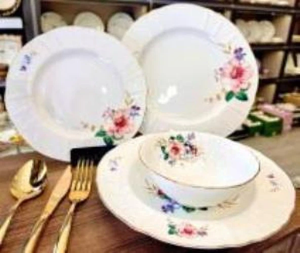 Roy Kıng LITTLE GARDEN 62 PRÇ. YEMEK TAKIMI ürün görseli 1
