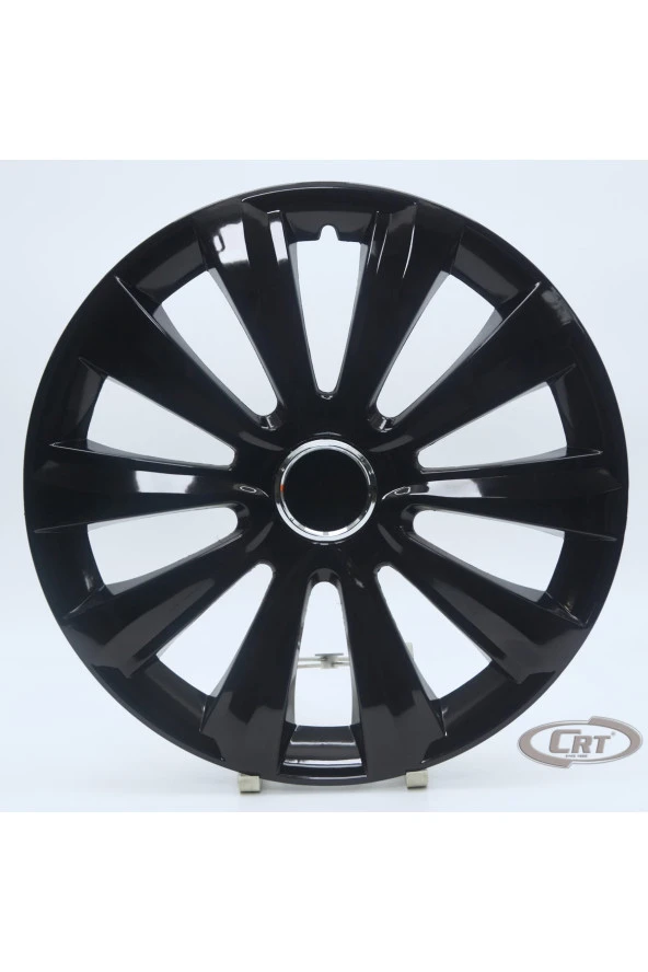 Jant Kapağı Kırılmaz 15" Universal Spesiyal Parlak Siyah Model (Adet Olarak) (Çıkartma Hediyeli) ürün görseli 1