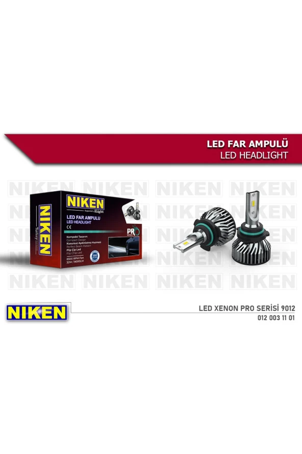 9012 Led Xenon Far Ampul Şimşek Etki Pro Serisi Uyumlu ürün görseli 1
