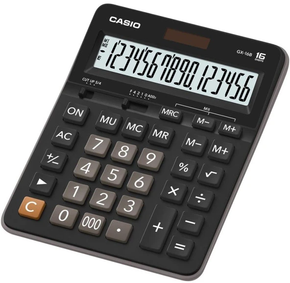 Casio GX-16B 16 Hane Masa Üstü Hesap Makinesi ürün görseli 1