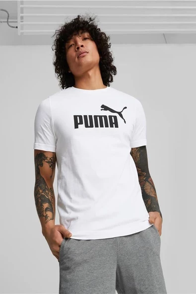 Puma Ess Logo Tee T-Shırt - Resim 12