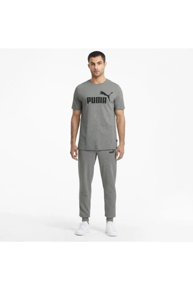 Puma Ess Logo Tee T-Shırt - Resim 4