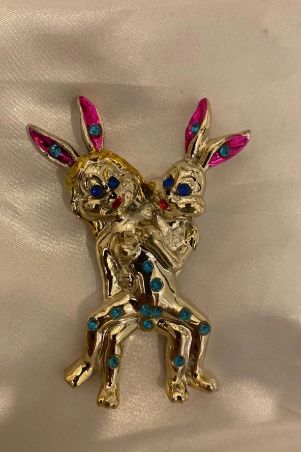 Magnet Playboy Tavşan Eroti k Figürlü Taşlı Metal Mıknatıs Magnet 4 ürün görseli 1