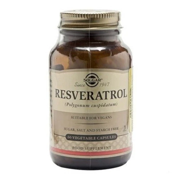 Solgar Resveratrol 60 Kapsül ürün görseli 1