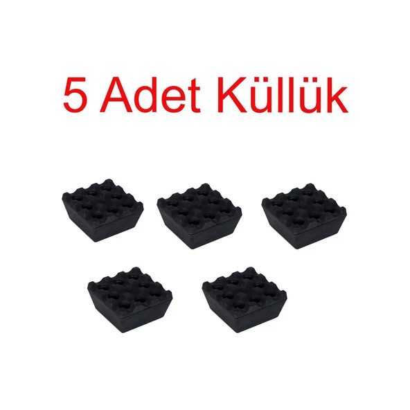 5 Adet Küllük Izgara Küllük Siyah Melamin Kül Tablası ürün görseli 1