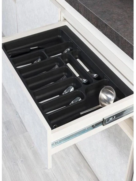 Starax S-2287 54 cm Antrasit Plastik Kaşıklık - Resim 2