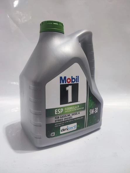 MOBİL 1 ESP FORMULA P DEXOS2 DPF MOTOR YAĞI 5W-30 4 Litre Üretim:2025 ürün görseli 1