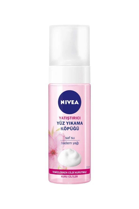NİVEA YÜZ YIKAMA KÖPÜĞÜ KURU CİLTLER 150 ML ürün görseli 1