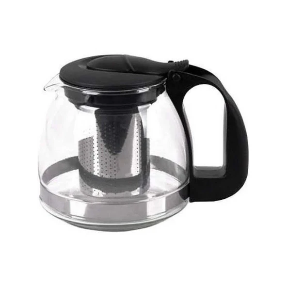 Süzgeçli Cam Demlik Bitki Çayı İçin Demlik 1500 ML ürün görseli 1