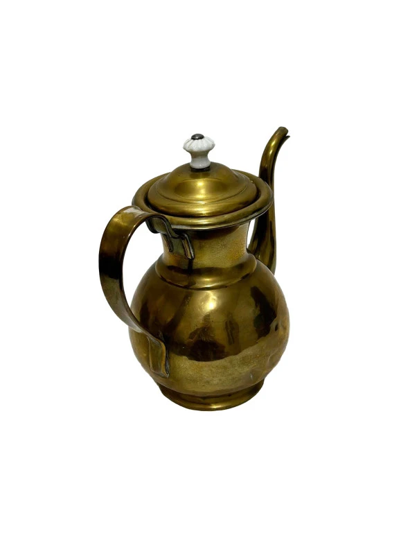 Antika Pirinç Çaydanlık 23x24x12cm ürün görseli 1
