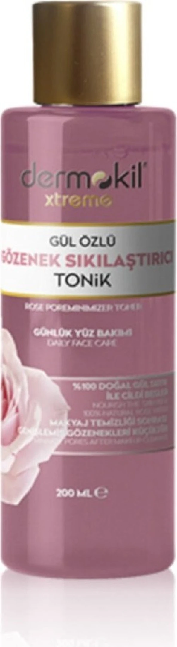 Dermokil Gül Özlü Gözenek Sıkılaştırıcı Tonik 200 ml ürün görseli 1